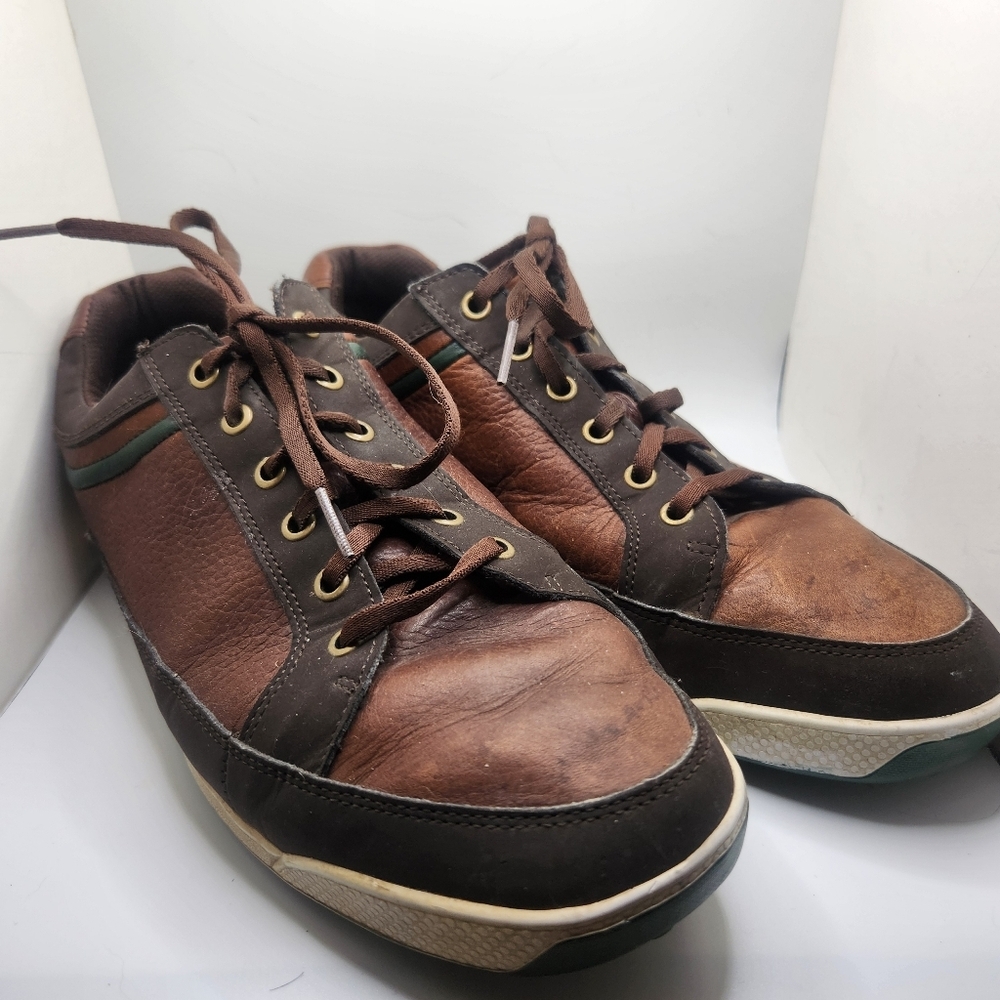 FootJoy 54275 FJ Contour Casual Brown Leather Lace-Up Golf Shoes Men's US 11 W9